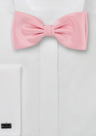 Bow ties  -  Solid color pink bow tie