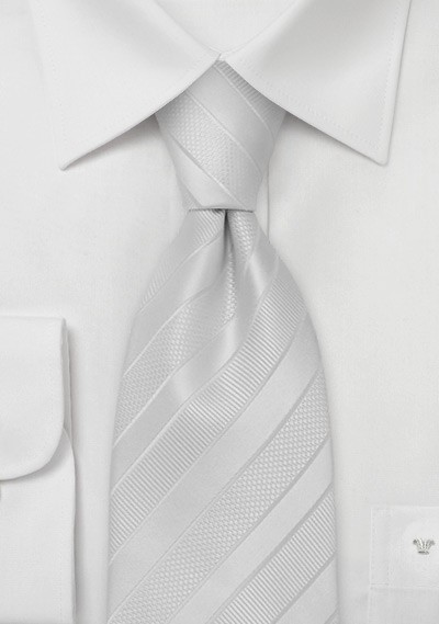 Bright Ivory Mens Silk Tie | Bows-N-Ties.com
