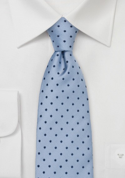 Blue Polka Dots Ben Sherman Silk Tie 