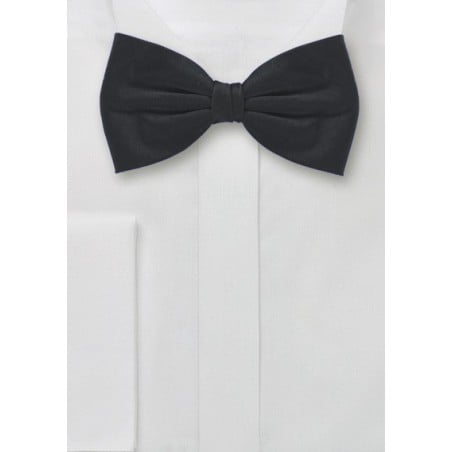 Handmade Silk Bow Tie in Black
