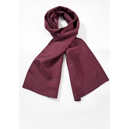 Silk Scarf in Burgundy Red | Bows-N-Ties.com