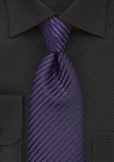 Dark Purple Mens Tie