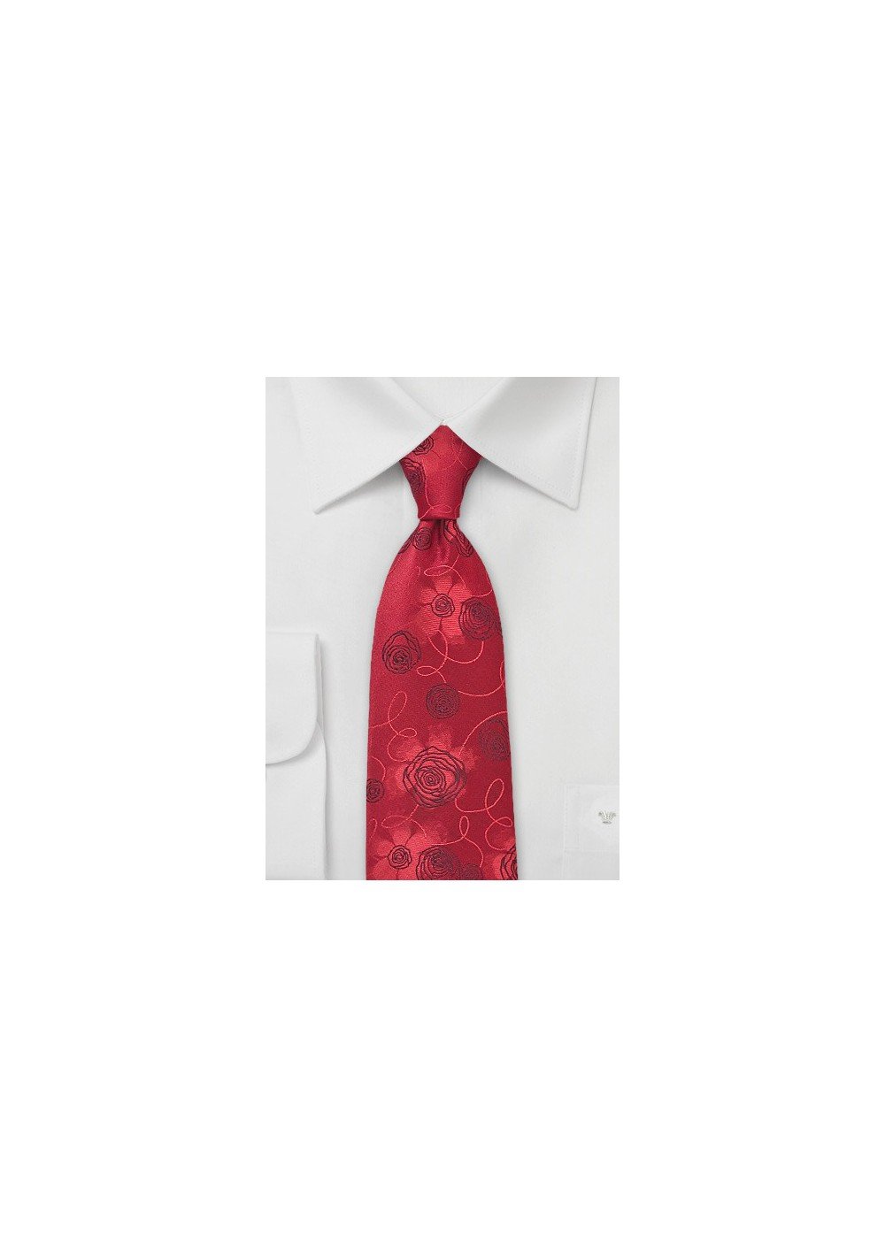 Rose Red Tie
