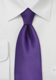 Solid Purple Tie in Kids Size