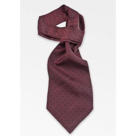 Classically Cool Ascot in Burgundy