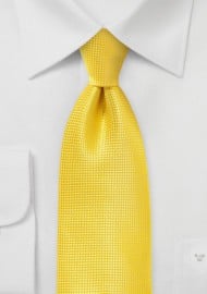 Art Deco Tie in Primary Yellow