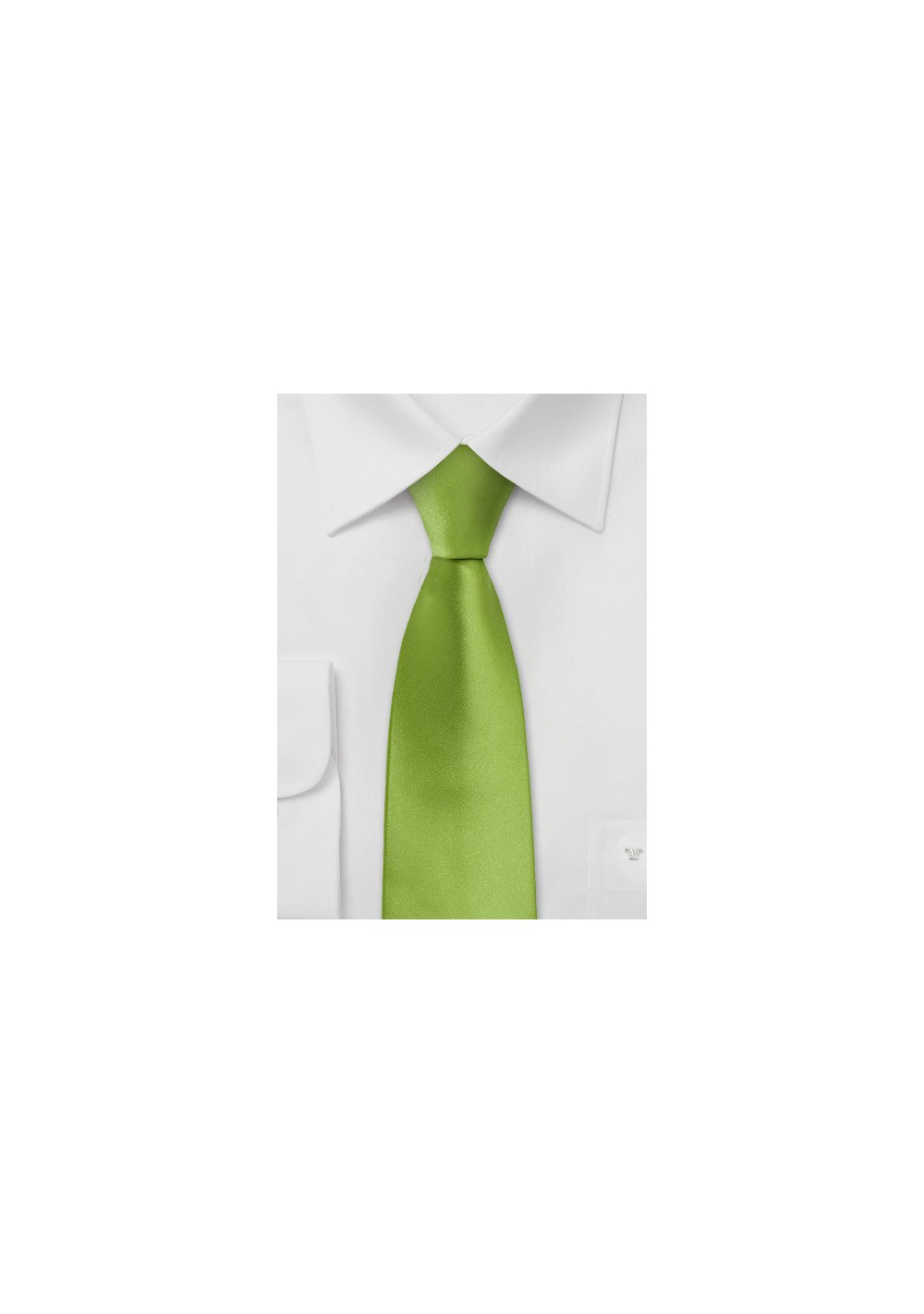 Lime Green Skinny Tie
