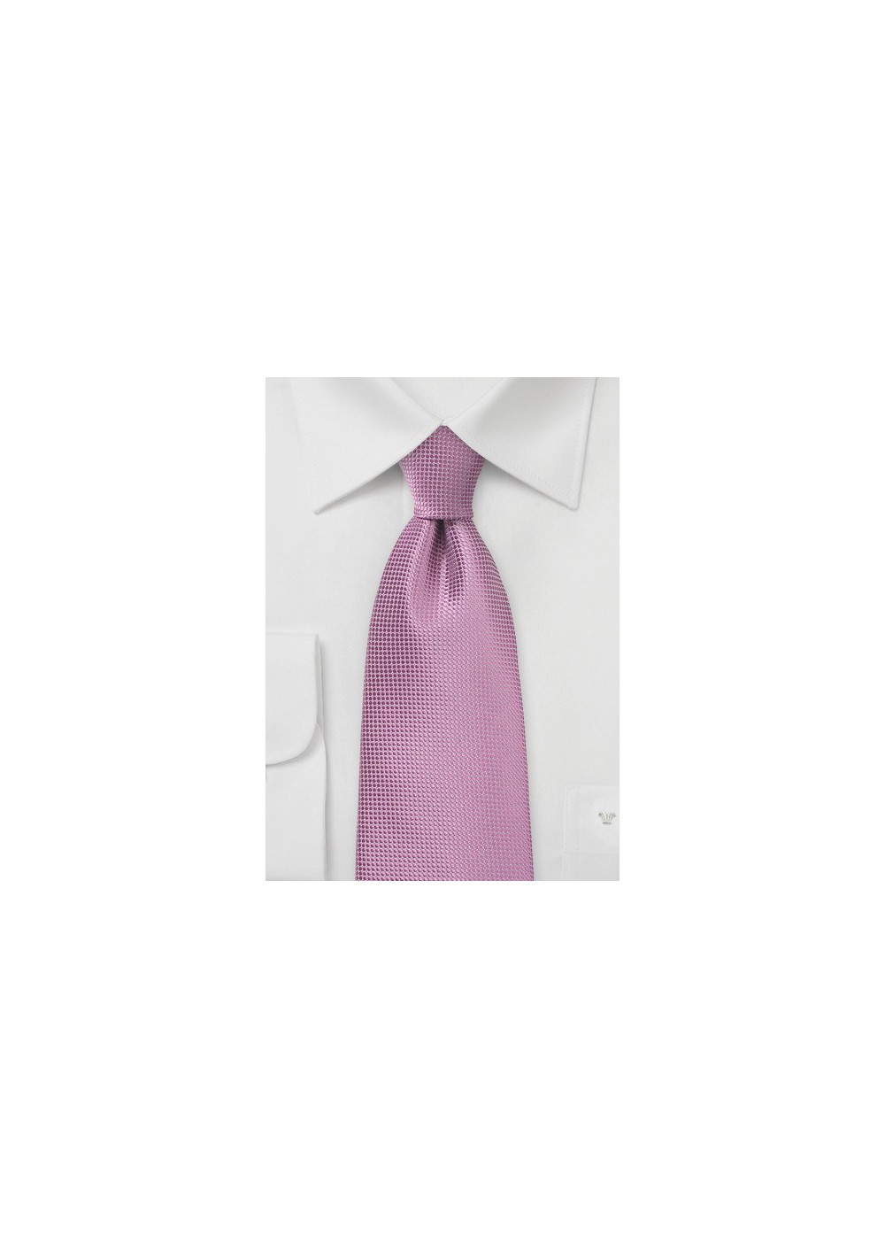 Solid Textured Tie in Antique Orchid