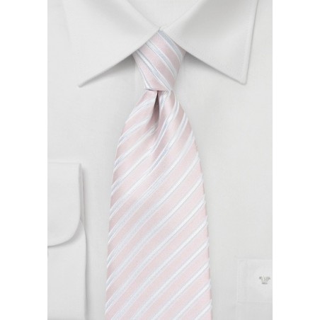 Striped Summer Necktie in Blush | Bows-N-Ties.com