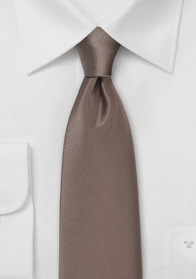 Latte Brown Colored Necktie