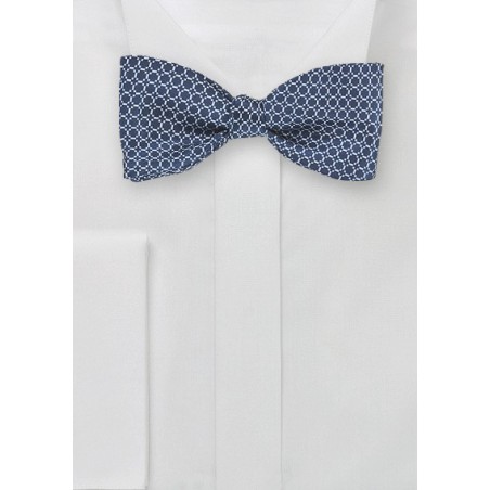 Vintage Bow Tie in Deep Blue