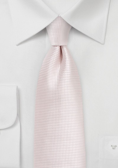 Textured Necktie in Heavenly Pink