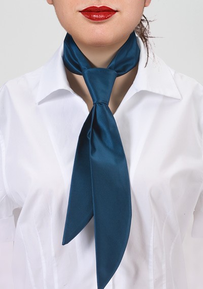 Women's Tie in Dark Teal Blue | Bows-N-Ties.com