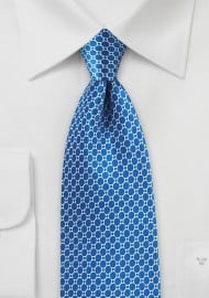 Marina Blue Satin Silk Tie