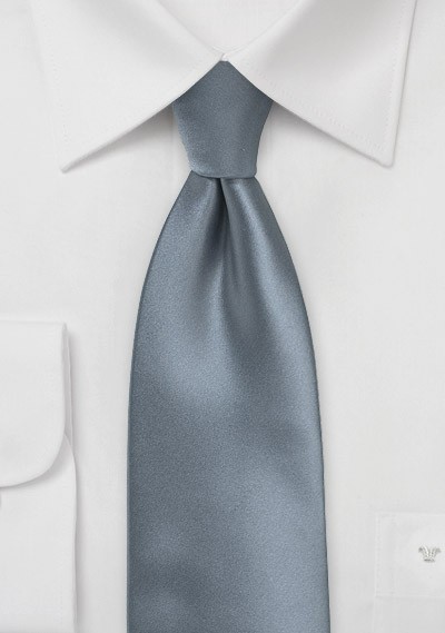 Classic Gray Kids Tie