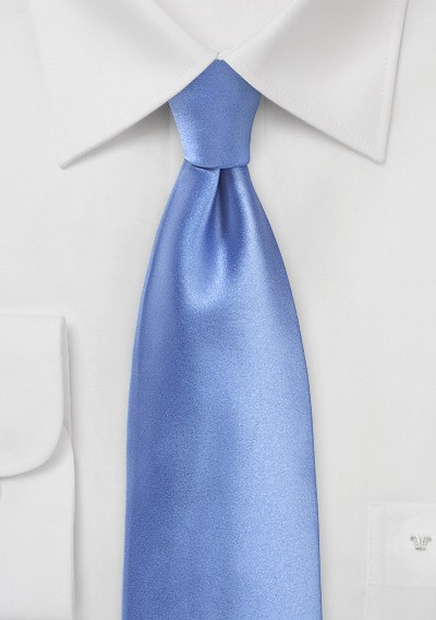 Solid Periwinkle Mens Tie in XL | Bows-N-Ties.com