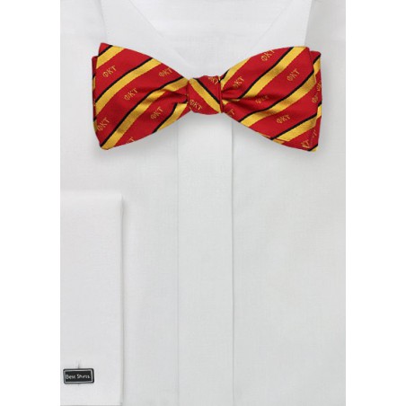 Striped Silk Bow Tie for Phi Kappa Tau