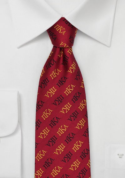 Pi Kappa Alpha Silk Necktie