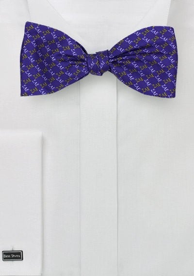 Self Tied Silk Bowtie for SAE