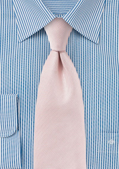 Solid Matte Necktie in Peach Blush | Bows-N-Ties.com