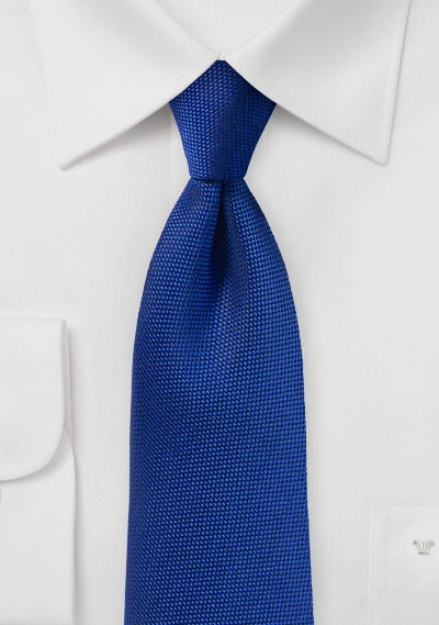 Bright Marine Blue Tie in Matte Finish | Bows-N-Ties.com
