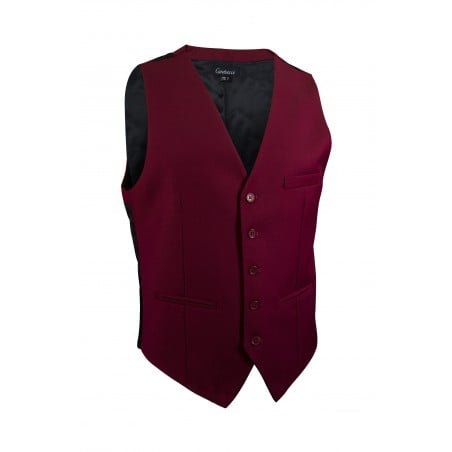 burgundy red suit vest