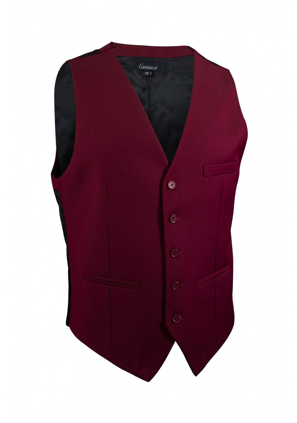 Dress Vest in Classic Burgundy  BowsNTiescom
