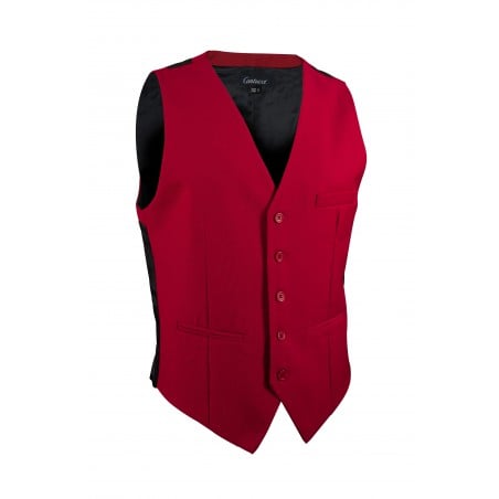 cherry red mens suit vest