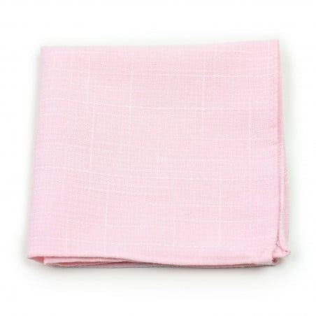 casual pink cotton suit hanky