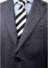 Classic Black and White Tie Styled