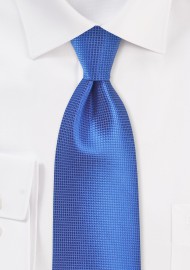 Solid Necktie in Victoria Blue