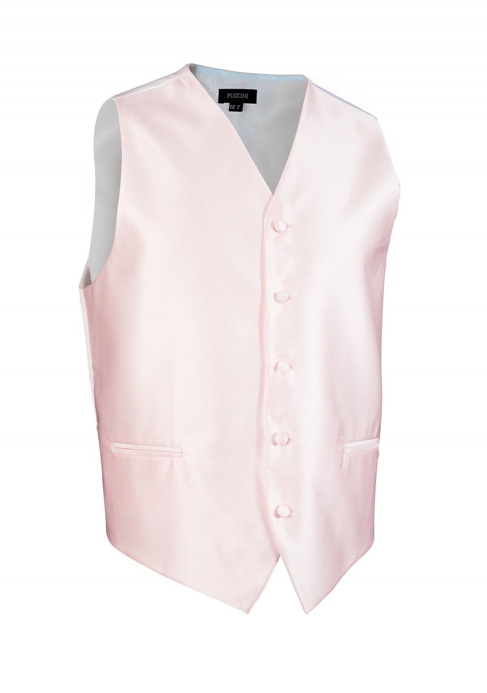 Blush pink vest and tie ssaba