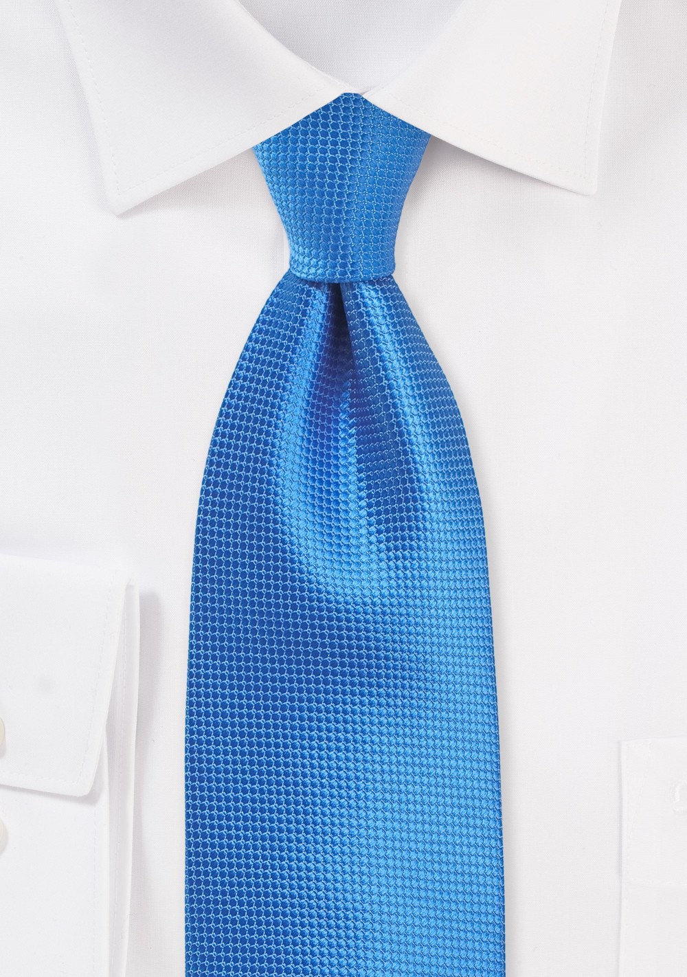 Textured Necktie in French Blue