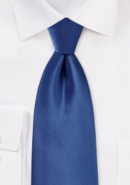 Solid Cobalt Blue Boys Tie