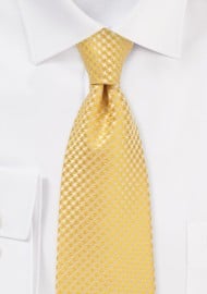 Dandelion Yellow Mens Necktie