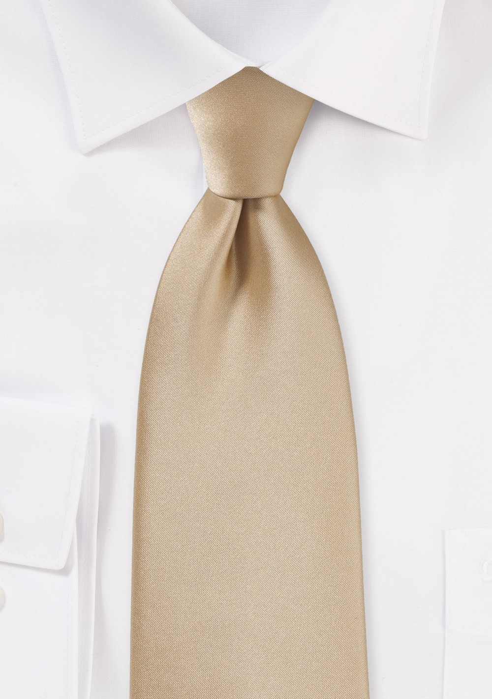 Oatmeal Colored Necktie for Kids