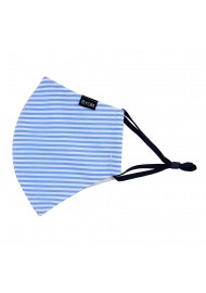 Bengal Stripe Mask in Light Blue