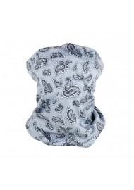 paisley gaiter in silver