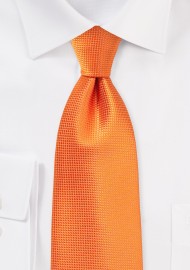XL Necktie in Bright Nectarine