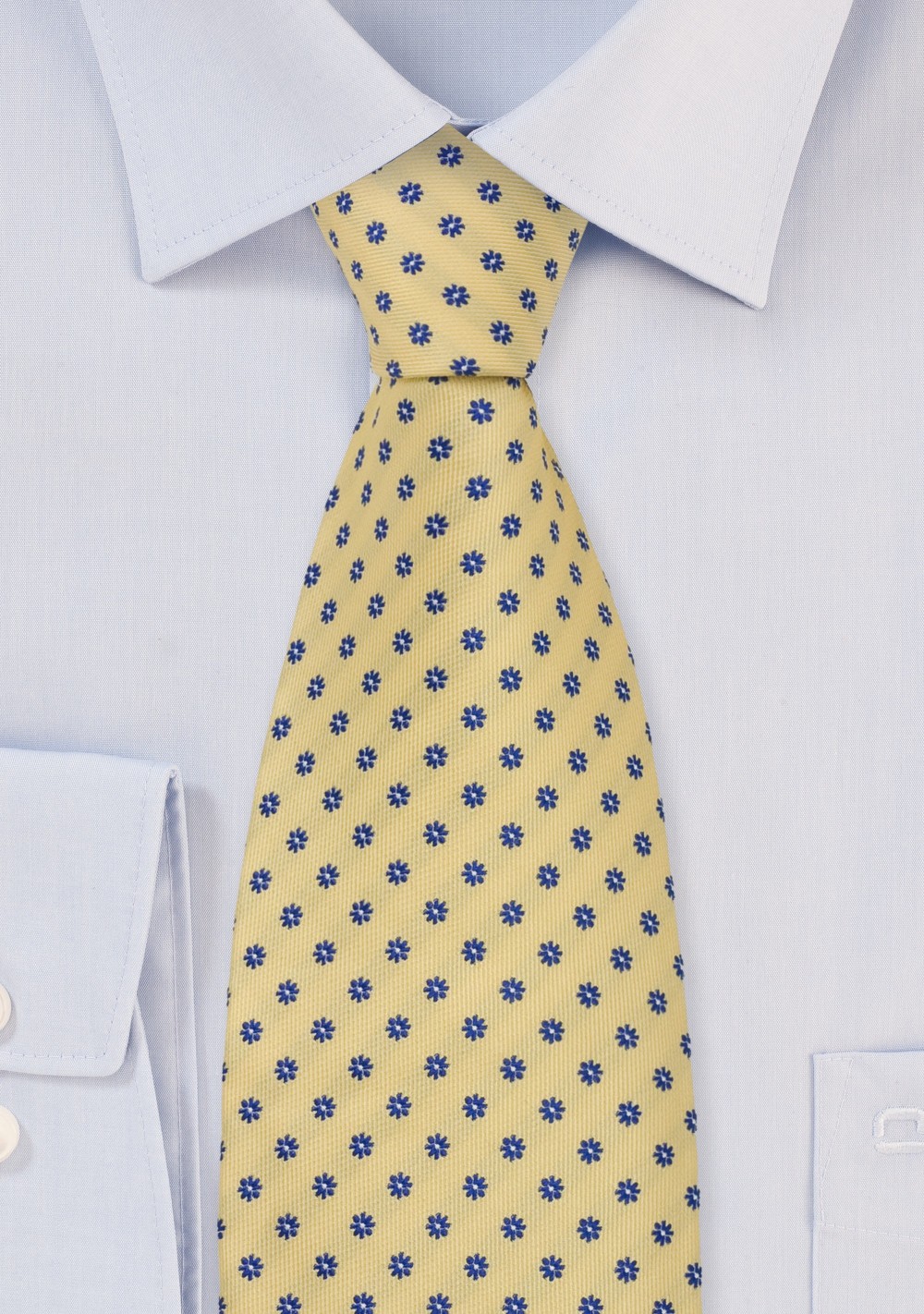 Lemon Yellow Silk Tie by Chevalier