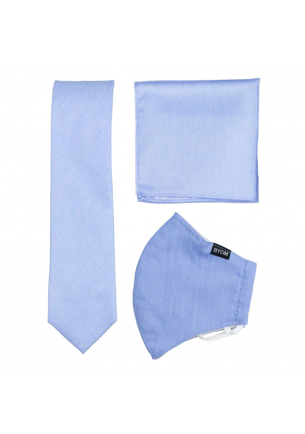 Sky Blue Mask and Tie Set