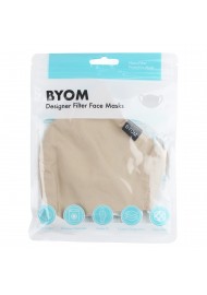 Cotton Mask in Champagne in Bag