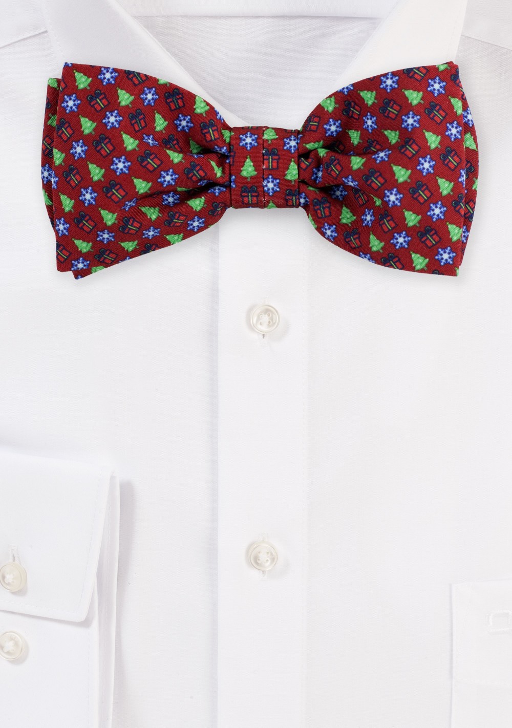 Holiday Design Print Bow Tie