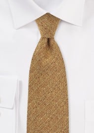 Harvest Gold Textured Necktie