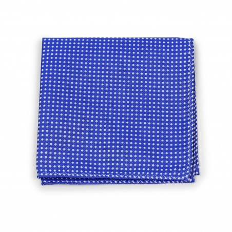 Horizon Blue Pin Dot Pocket Square