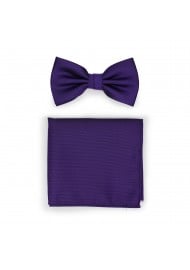 Regency Purple Bow Tie Set...