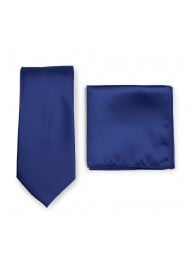 Royal Blue Necktie Set