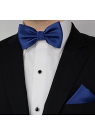 Royal Blue Bow Tie Set Styled