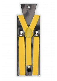 Mens Suspenders in Sunbeam Yellow Packaging