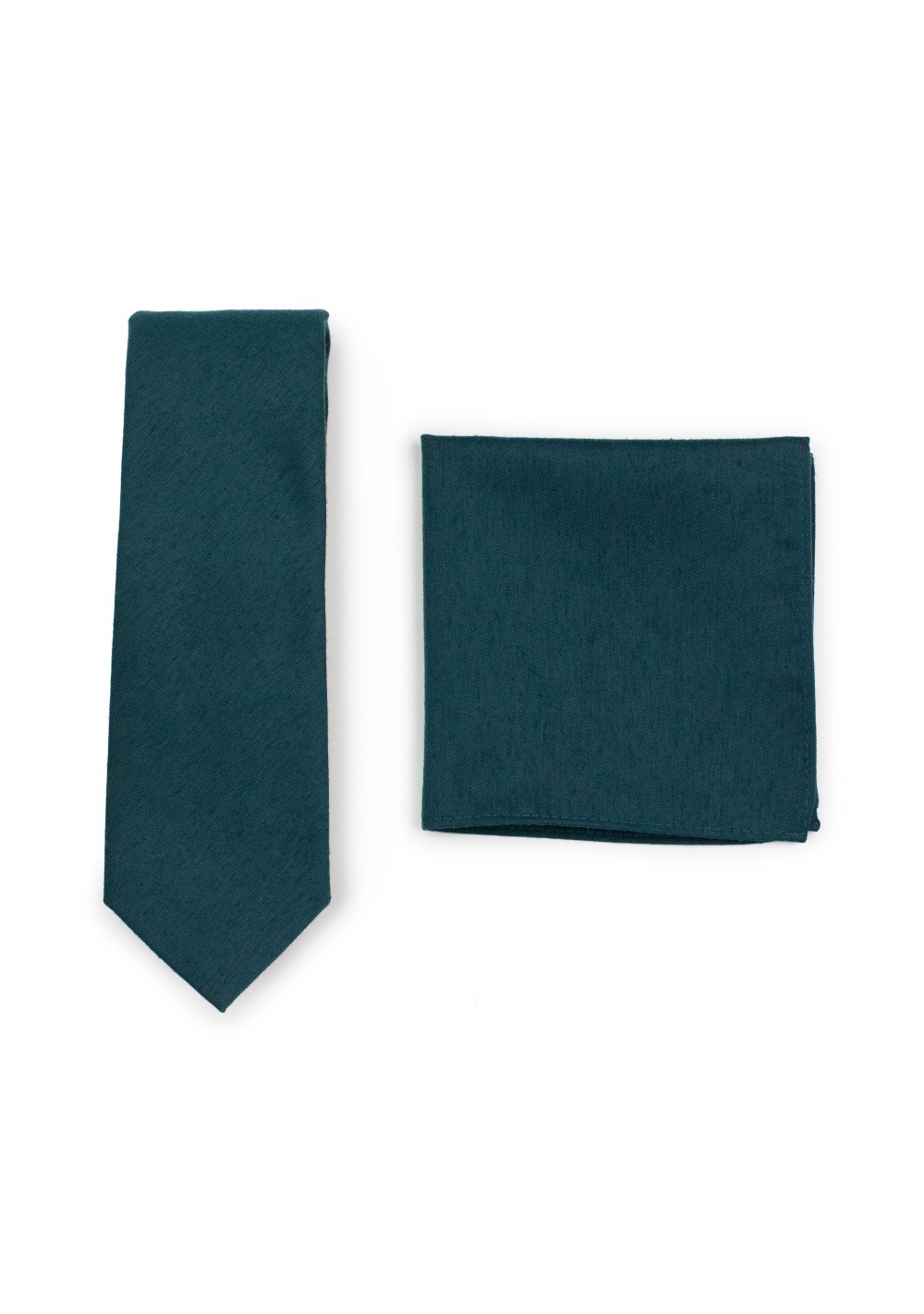 Forest Green Skinny Tie Set